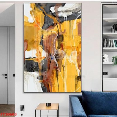 File gốc File tranh bộ hiện đại FT30603 (in mica) làm quà tặng