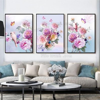 File gốc File tranh hiện đại pha lê gương FT318 cho in ấn và thiết kế