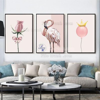 File gốc File tranh hiện đại pha lê gương FT344 (trang trí) phòng ngủ