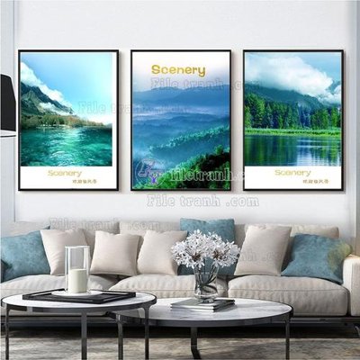 File in trần File tranh hiện đại pha lê gương FT362 (file gốc) hoa văn 3D