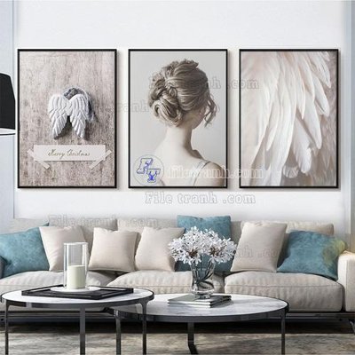 File in trần File tranh hiện đại pha lê gương FT371 (bản gốc) hoa văn