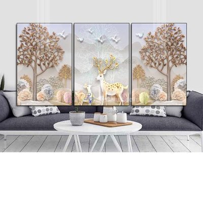 File in ấn chuyên nghiệp File tranh hiện đại pha lê gương FT375 (file gốc)