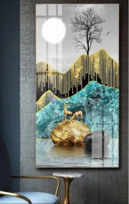 Tải về hình ảnh gốc File tranh hiện đại pha lê gương FT398 sắc nét