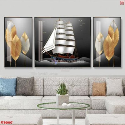 File tranh File tranh bộ hiện đại FT40007 (ảnh gốc) chi tiết rõ ràng