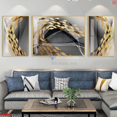 Tải file File tranh bộ hiện đại FT40013 (gốc) làm file in ấn