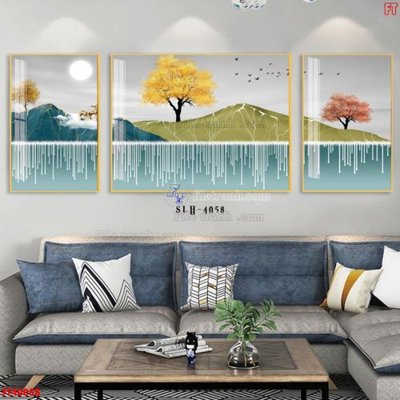 File ảnh gốc File tranh bộ hiện đại FT40058 (chuyên in mica)