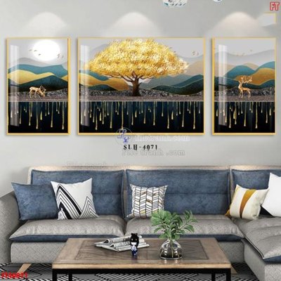 File gốc File tranh bộ hiện đại FT40071 (trang trí) phòng ngủ