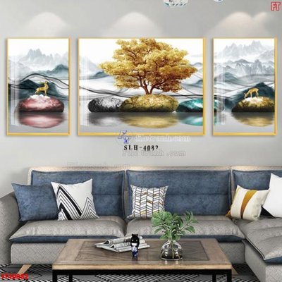 File tranh File tranh bộ hiện đại FT40082 (ảnh gốc) in trần 3D
