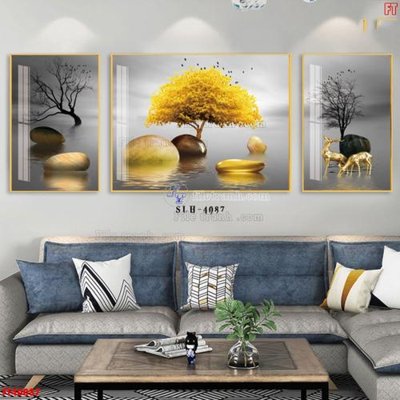 File PSD File tranh bộ hiện đại FT40087 (bản gốc) cho nhà in