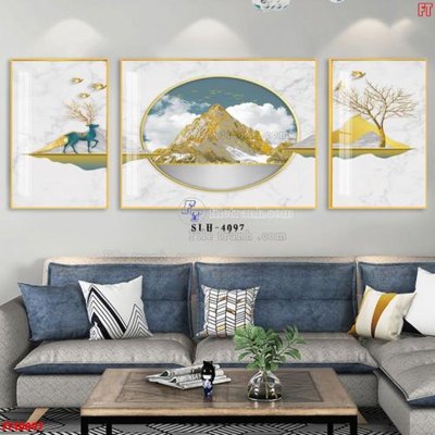 File in trần File tranh bộ hiện đại FT40097 (file gốc) hoa văn 3D