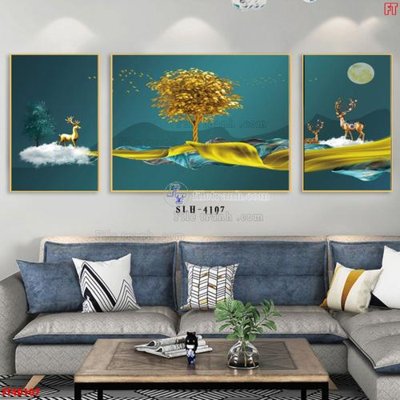 Download file tranh PSD File tranh bộ hiện đại FT40107 để chỉnh sửa