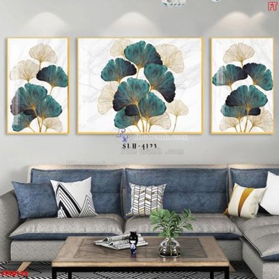 File tranh File tranh bộ hiện đại FT40123 (gốc) in vải canvas