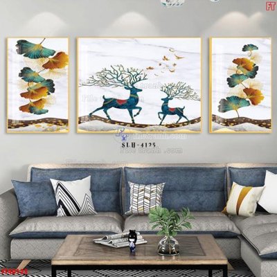 Tải file gốc File tranh bộ hiện đại FT40125 (in bạt) quảng cáo