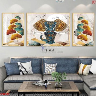 Tải file gốc in lụa File tranh bộ hiện đại FT40137 siêu nét