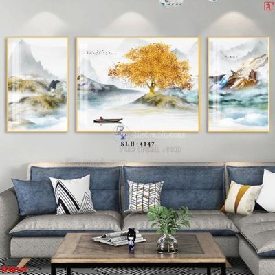 File gốc File tranh bộ hiện đại FT40147 (ảnh chi tiết) để in lụa