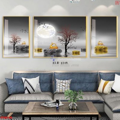 Tải file File tranh bộ hiện đại FT40149 (gốc) làm file in ấn