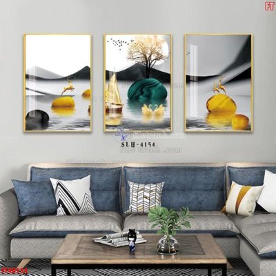 File tranh File tranh bộ hiện đại FT40154 (ảnh gốc) in trần xuyên sáng