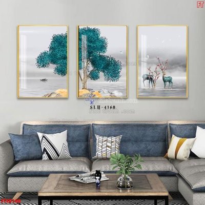 File tranh File tranh bộ hiện đại FT40160 (ảnh gốc) in trần xuyên sáng