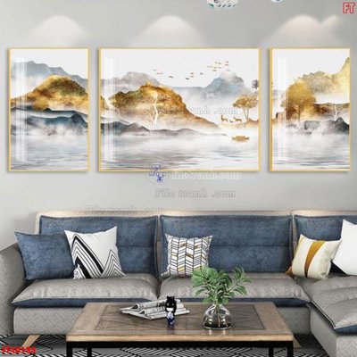 File PSD File tranh bộ hiện đại FT40183 (bản gốc) chất lượng nhất