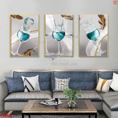 File ảnh File tranh bộ hiện đại FT40209 (gốc) in backdrop sự kiện