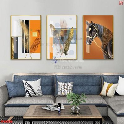 Ảnh mô tả file gốc in mica File tranh bộ hiện đại FT40230