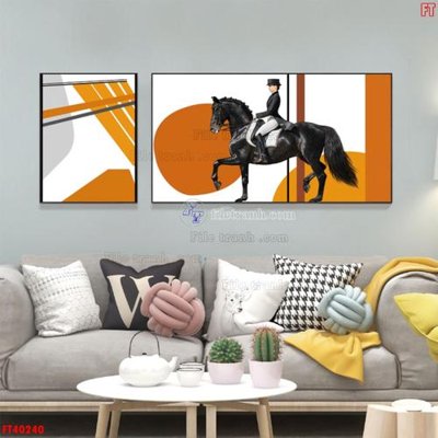 File tranh File tranh bộ hiện đại FT40240 (gốc) in film