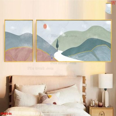 Download file File tranh bộ hiện đại FT40246 (chất lượng in ấn)