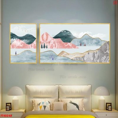 File gốc File tranh bộ hiện đại FT40248 (PSD/TIFF) độ phân giải cao