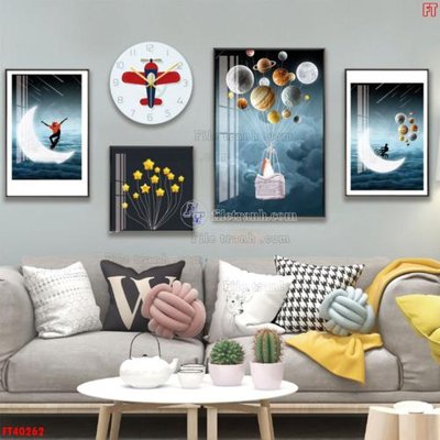 File ảnh File tranh bộ hiện đại FT40262 (gốc) in Hiflex