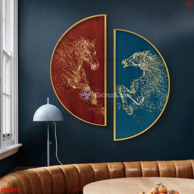 File gốc File tranh bộ hiện đại FT40273 (in mica) làm quà tặng