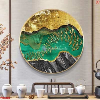 File in mica File tranh bộ hiện đại FT40306 (ảnh gốc) đẹp