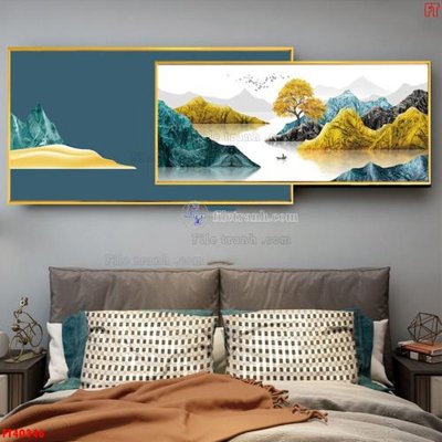 File ảnh gốc File tranh bộ hiện đại FT40346 (chuyên in mica)