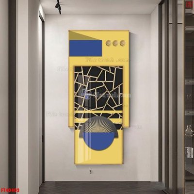 File ảnh File tranh bộ hiện đại FT40403 (gốc) trang trí khách sạn