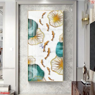 File gốc File tranh bộ hiện đại FT40442 (in lụa) trang trí tường