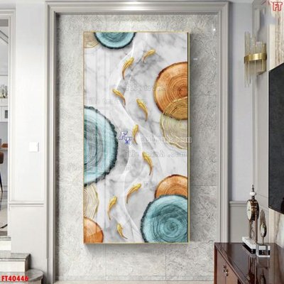 File ảnh File tranh bộ hiện đại FT40446 (gốc) in decal dán tường