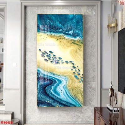 File in ấn cao cấp File tranh bộ hiện đại FT40458 (file gốc)