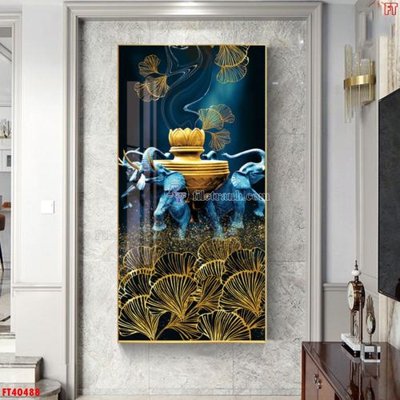 File gốc File tranh bộ hiện đại FT40488 (bản quyền) cho in ấn