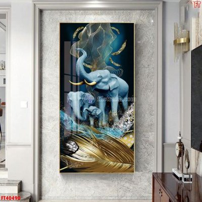 File gốc File tranh bộ hiện đại FT40490 (in lụa) tranh thuận buồm