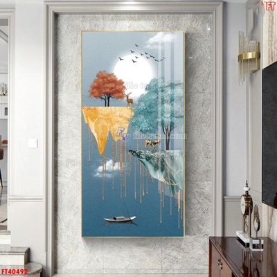 Tải file gốc File tranh bộ hiện đại FT40492 (in bạt) quảng cáo