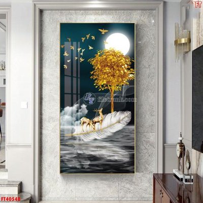 File tranh File tranh bộ hiện đại FT40548 (gốc) phong cách tối giản