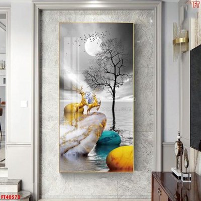 File tranh File tranh bộ hiện đại FT40573 (gốc) phong cách tối giản
