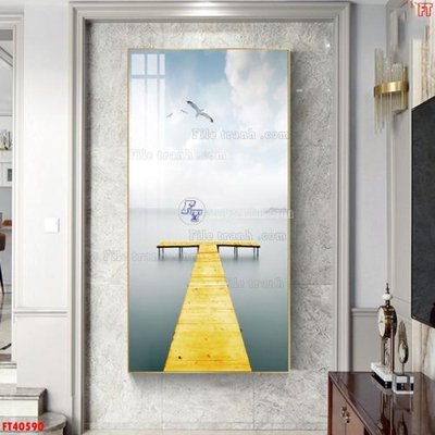 File PSD File tranh bộ hiện đại FT40590 (bản gốc) dễ dàng edit