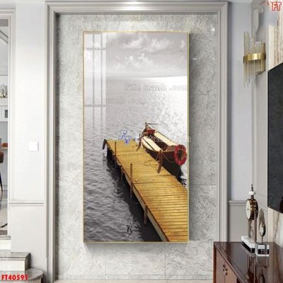 File tranh File tranh bộ hiện đại FT40591 (bản gốc) treo tường