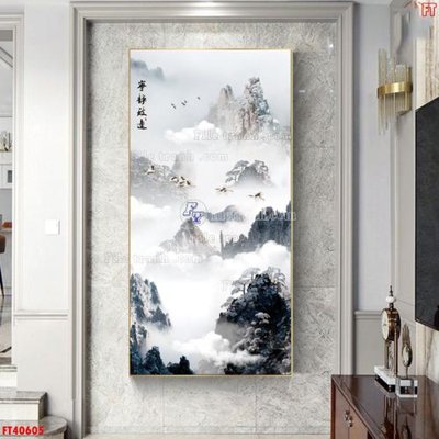 File in ấn File tranh bộ hiện đại FT40605 (bản gốc) từ file gốc