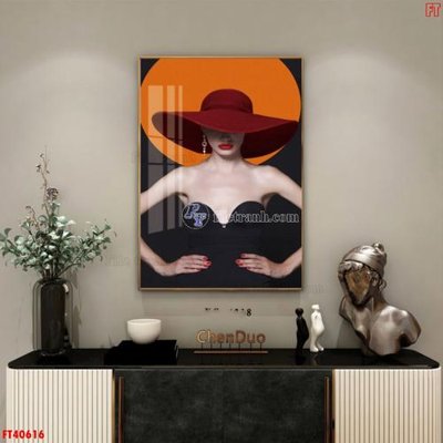 File ảnh File tranh bộ hiện đại FT40616 (gốc) in biển hiệu