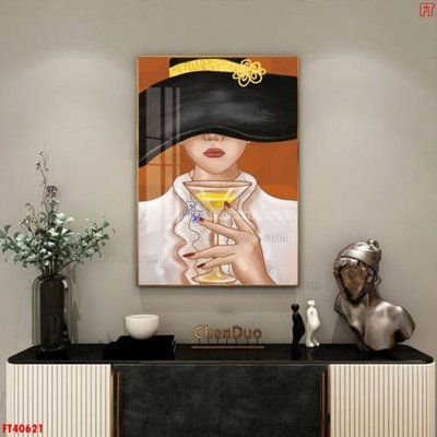 File tranh File tranh bộ hiện đại FT40621 (bản gốc) treo phòng ăn