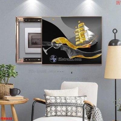 Tải file gốc File tranh bộ hiện đại FT40632 (bản PSD) còn layer