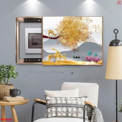 Tải file File tranh bộ hiện đại FT40643 (PSD) cho in tranh kính