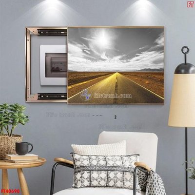 File gốc File tranh bộ hiện đại FT40690 (chuẩn màu) cho in offset