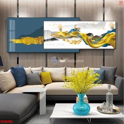 Tải file File tranh bộ hiện đại FT40702 (gốc) in nhanh